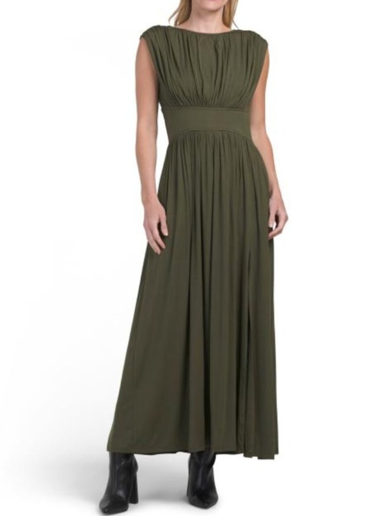 Taylor Cinched Waist Maxi Dress